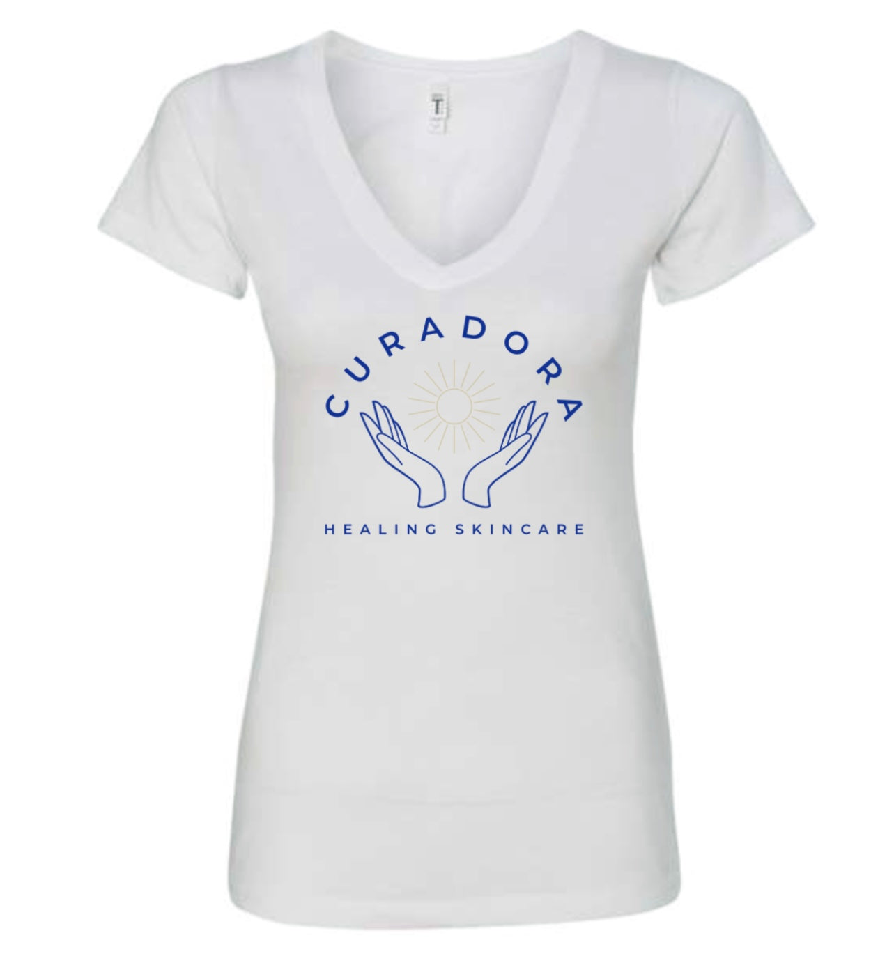 CURADORA Ladies V-neck Tee